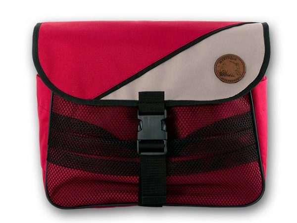 Apportiertasche / Dummytasche Profi weinrot/beige