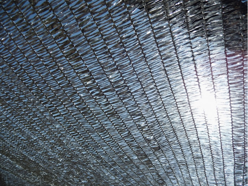Aluminium Schattennetz 4x6m - 90% Reflektionsrate - Natural