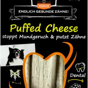 QCHEFS Puffed Cheese Hunde Zahnpflege