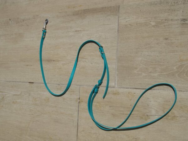 multifunktionale Biothane Handsfree-Leine (2-teilig), 16 mm breit – Bild 6